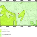 Geological map of the area around Chilgrove House. BGS © UKRI.