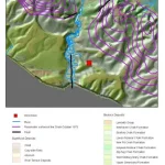 Geological map of the area around Westdean No.3. BGS © UKRI.