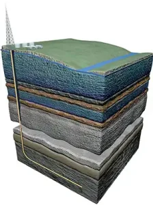 Shale gas extraction. BGS © UKRI.
