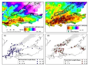 Figure 2: Datasets related to 2013/14 flood. BGS © UKRI.