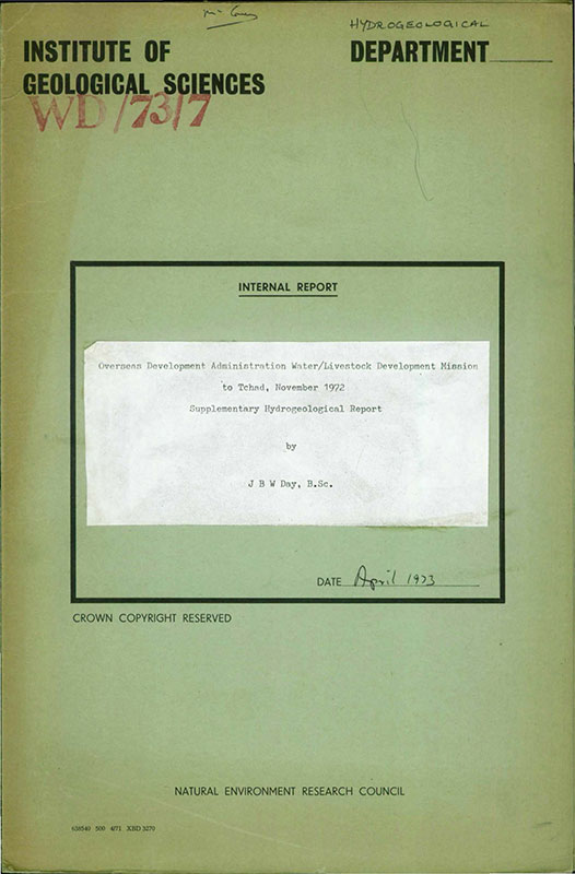 Chad_1972_Day_ODA_mission_hydrogeology_report_WD7307_1