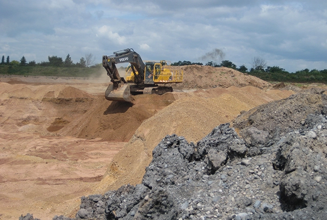 Shardlow sand and gravel quarry, Nottinghamshire, UK. © Tom Bide BGS / UKRI