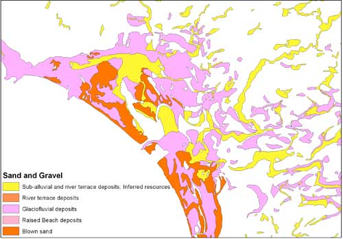 Mineral resource sample map image