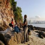 BGS & BCA staff on geological fieldwork