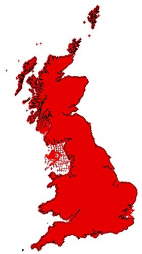 GB Land Gravity Map