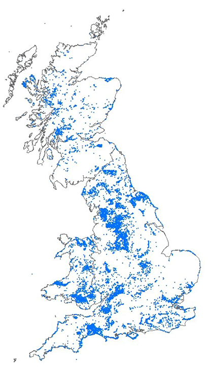 landslide Database Map