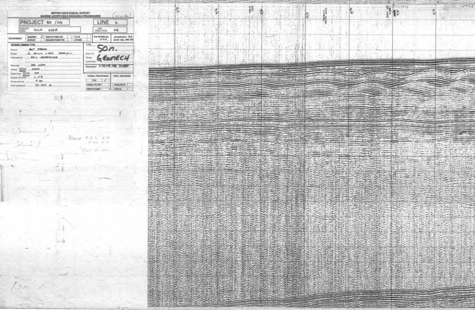 Airgun record on white rolled paper media