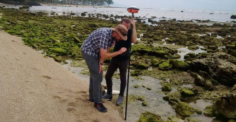 Geodesy and Earth Observation team in West Java