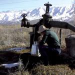 Groundwater sampling Kyrgyzstan