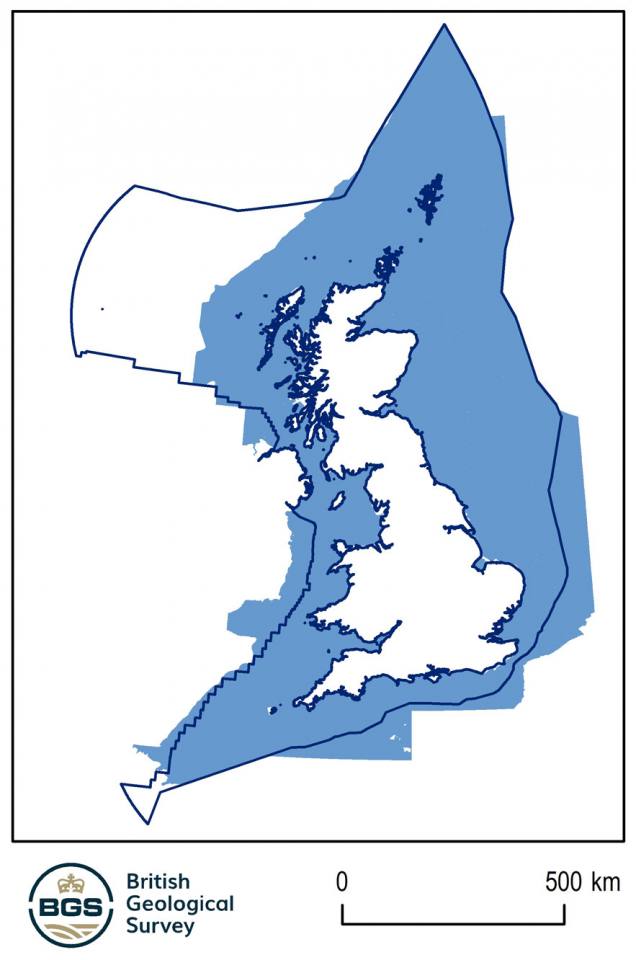 UK coverage of Marine Sediments 250K dataset