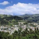 Quito, capital of Ecuador, sits on the side of an active volcano.