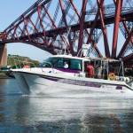 BGS white ribbon on the Firth of Forth