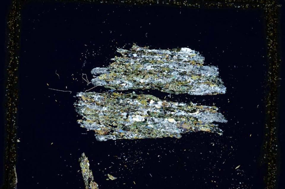 Petrological thin section images