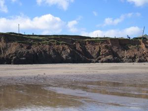 The cliffs at Aldbrough.