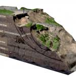 Conceptual model of landsliding at Aldbrough.