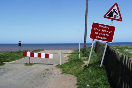 Landslides and coastal erosion at Aldbrough, East Riding of Yorkshire 