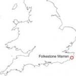 Folkestone Warren location map