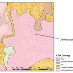 10 000 scale bedrock and superficial geology of the Berry Hill area before quarrying took place.
