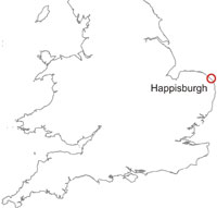Happisburgh location map