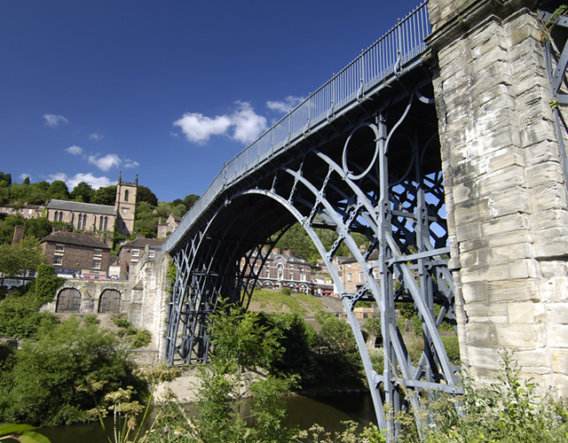 The Iron Bridge, Shropshire. Photograph taken in 2003 (P626433).