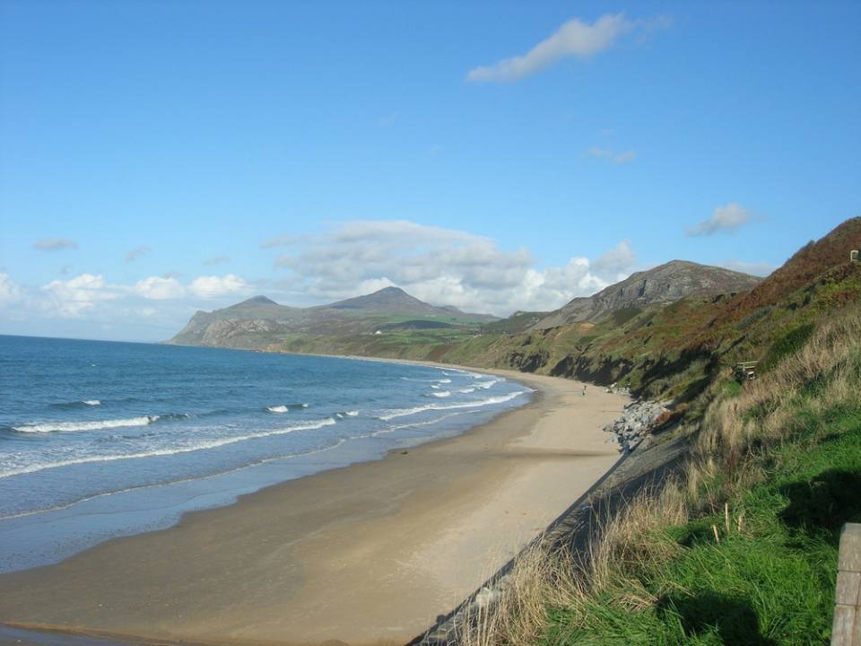 View across Nefyn Bay.