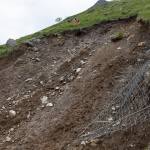 The Stob Coire Sgriodain landslide backscarp.