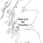 Rest and Be Thankful (A83) location map.