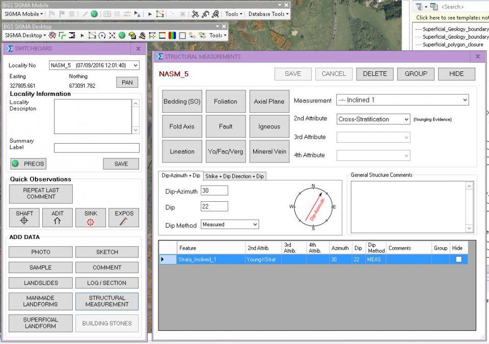 BGS SIGMA interface