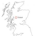 Tulloch, Scottish Highlands location map