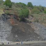 The active part of the Black Ven landslide observed during this survey.