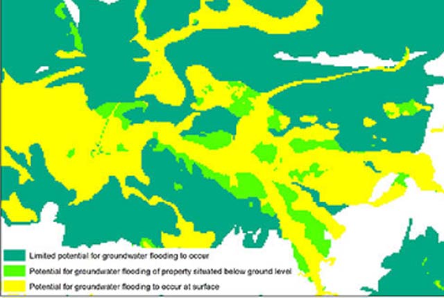 groundwater flooding dataset