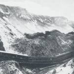 Figure 2 Massive rotational failure in 1915 affecting the Folkestone to Dover train (British Railways, Southern Region).