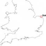 Sidestrand, Norfolk location map.