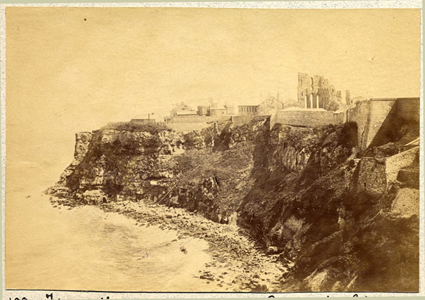 Tynemouth Castle, Priory ruins, 1890.
