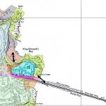 The locations from where the terrestrial laser scans were taken from Short Sands beach in King Edward’s Bay and from the North Pier.