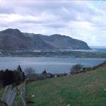 Conwy estuary from Deganwy, North Wales.