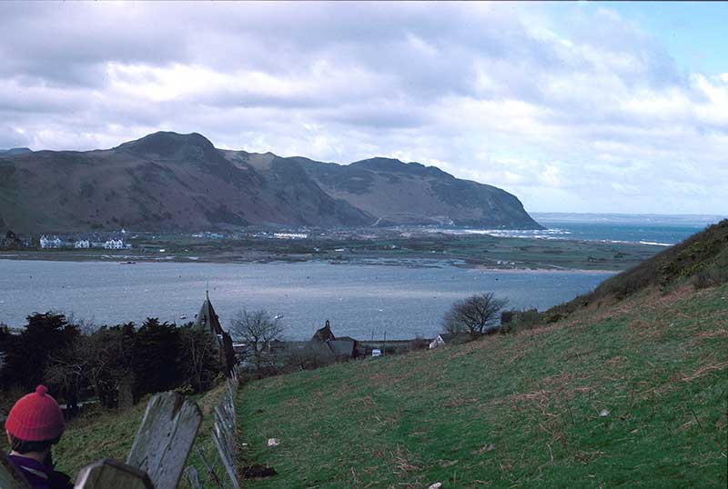 Conwy estuary from Deganwy, North Wales.
