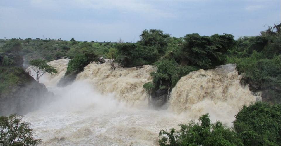 Awash River, Ethiopia at the Awash Falls during the rainy season (Sept 19)