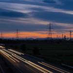Frodsham wind farm at dusk. ©Peter Corcoran.