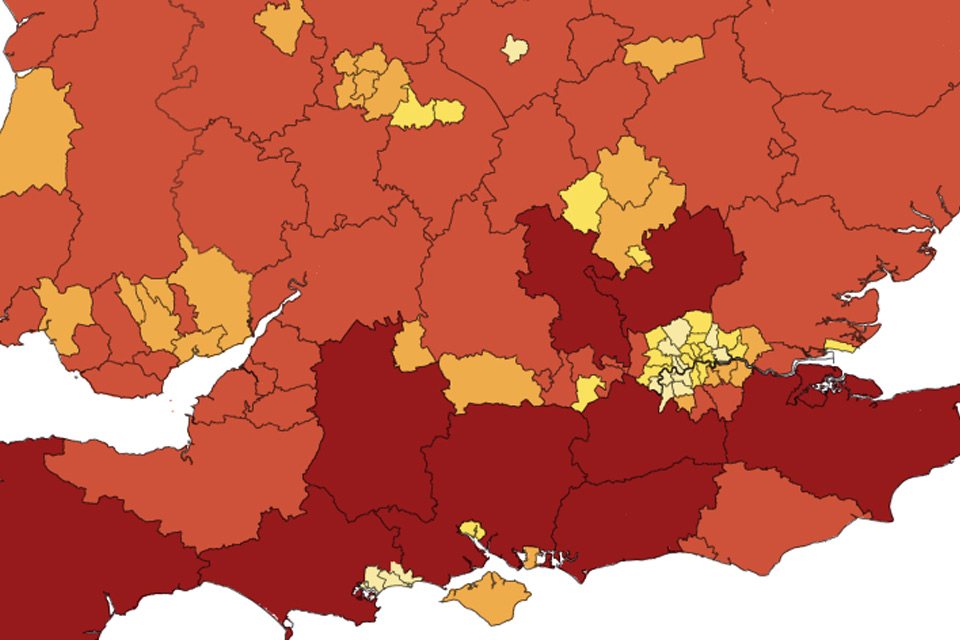 Section of BGS Geospatial assessment of susceptible geohazards.