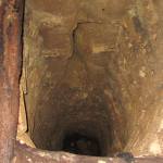 A shaft in the Corsham limestone mines, Wiltshire