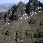 Pinnacle Ridge, Sgurr nan Gillean from Am Bastair, Skye, Scotland.