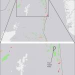 Location map of Hutton field.