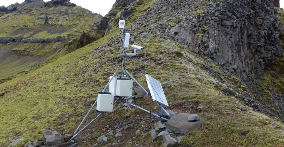 Weather station, Iceland.