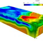 3D resistivity model of the Geoenergy Test Bed site.