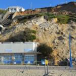 Landslide at East Cliff, Bournemouth