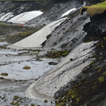 Thawing permafrost in Herschel Island, 2013. Source: Boris Radosavljevic.