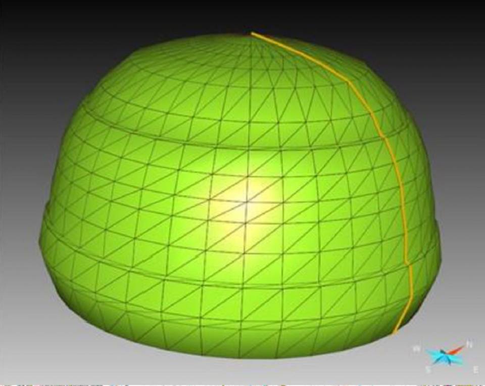 3D model of an engineered gas storage cavern