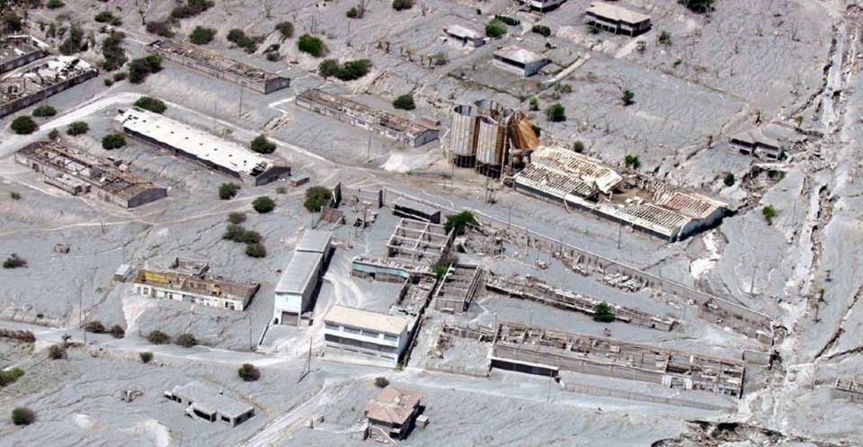 Lahars. Fort Ghaut deposits. Montserrat