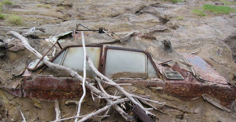 Lahar car Plymouth, Monserrat